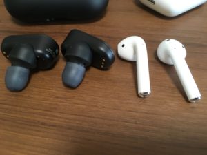 WF-1000XM3とAirPods（第1世代）